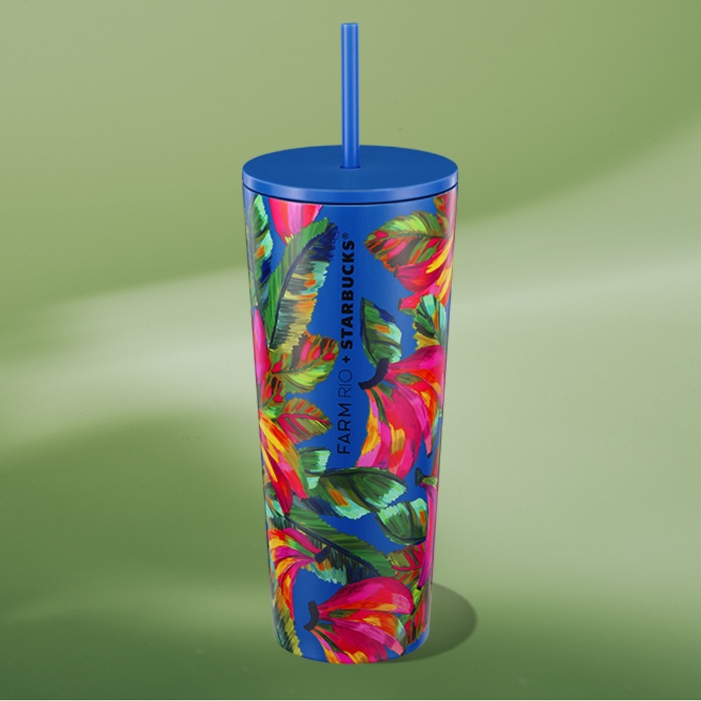 Starbucks x Farm Rio Banana Mix Cold Cup with Straw